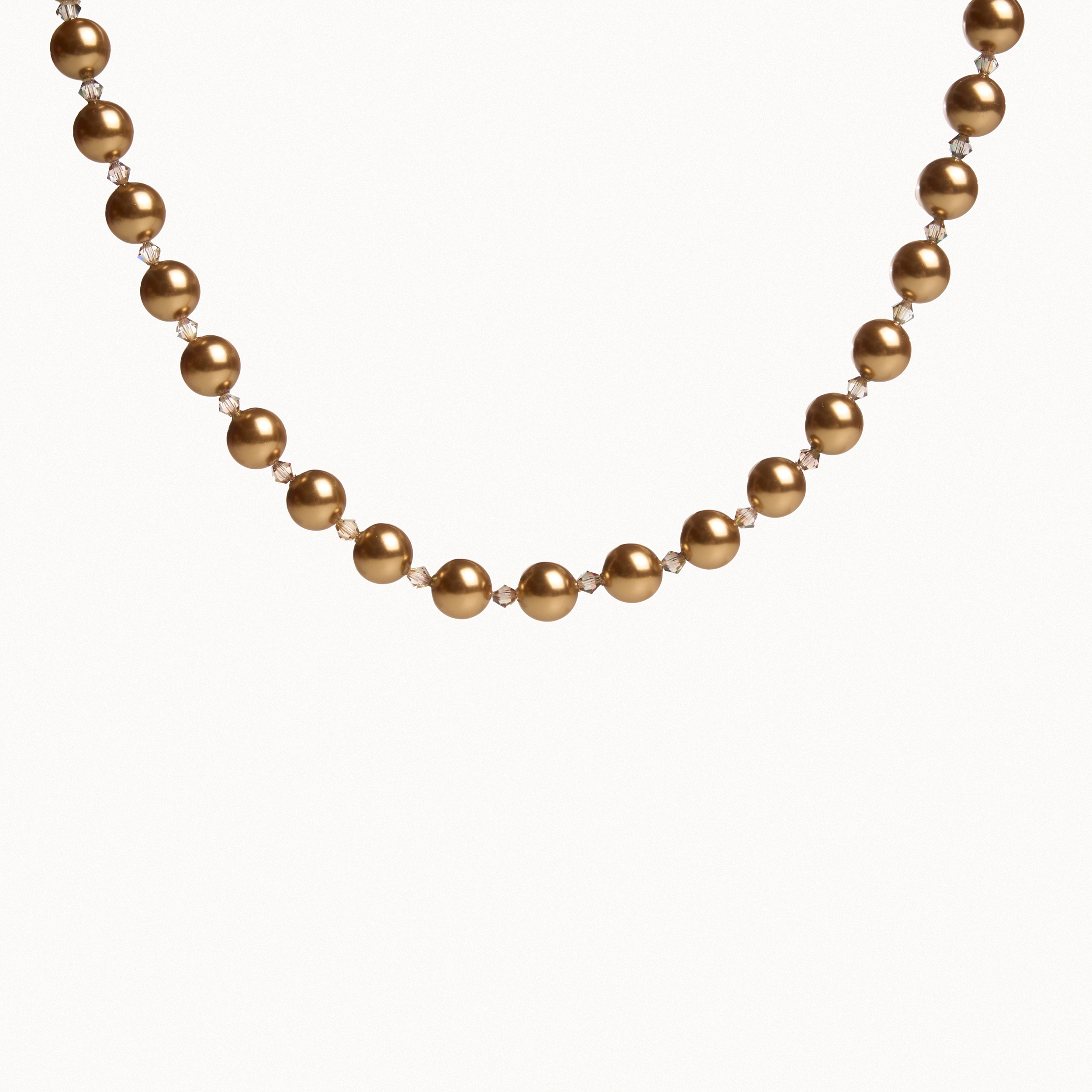 Necklace with Swarovski Pearls & Crystals