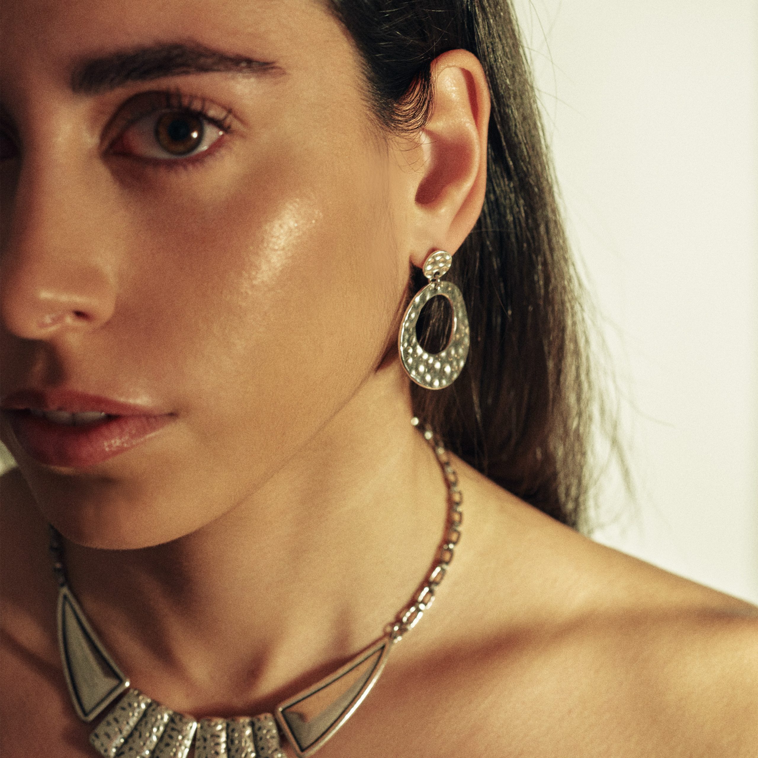 Silver Earrings Hoops