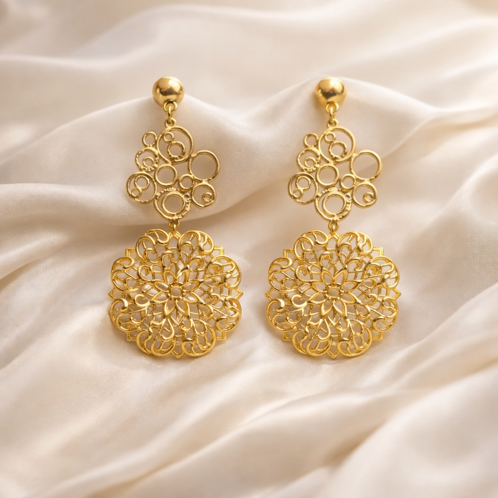 Gold Earrings - Image 2